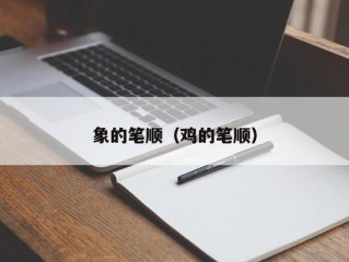 象的笔顺（鸡的笔顺）
