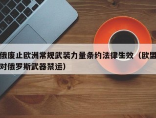 俄废止欧洲常规武装力量条约法律生效（欧盟对俄罗斯武器禁运）