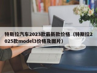特斯拉汽车2023款最新款价格（特斯拉2025款model3价格及图片）