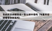 车内开空调睡觉会一氧化碳中毒吗（车里开空调睡觉会缺氧吗）