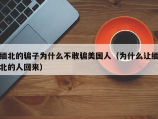 缅北的骗子为什么不敢骗美国人（为什么让缅北的人回来）