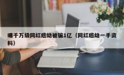 曝千万级网红痞幼被骗1亿（网红痞幼一手资料）