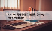 HAZZYS是哪个国家的品牌（hazzys属于什么档次）
