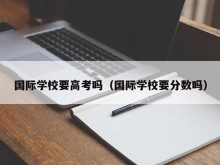 国际学校要高考吗（国际学校要分数吗）