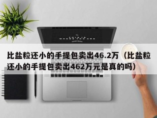 比盐粒还小的手提包卖出46.2万（比盐粒还小的手提包卖出462万元是真的吗）