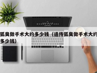 狐臭做手术大约多少钱（遗传狐臭做手术大约多少钱）