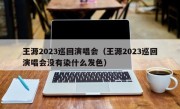 王源2023巡回演唱会（王源2023巡回演唱会没有染什么发色）