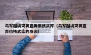 乌军越境突袭直奔俄核武库（乌军越境突袭直奔俄核武库的原因）