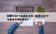 植发5000个毛囊多少钱（植发5000个毛囊多少钱科目三）
