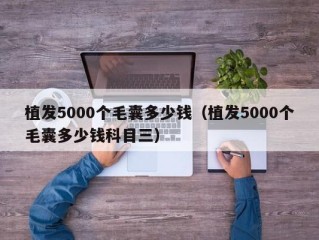 植发5000个毛囊多少钱（植发5000个毛囊多少钱科目三）