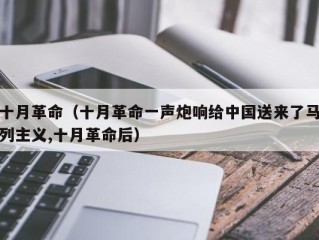 十月革命（十月革命一声炮响给中国送来了马列主义,十月革命后）