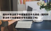 国际刑事法院下令逮捕普京中方回应（国际刑事法院下令逮捕普京中方回应了吗）