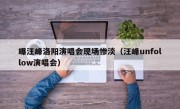 曝汪峰洛阳演唱会现场惨淡（汪峰unfollow演唱会）