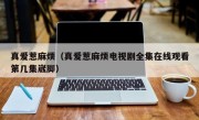 真爱惹麻烦（真爱惹麻烦电视剧全集在线观看第几集崴脚）